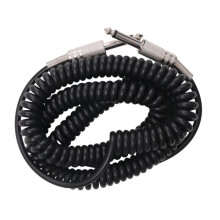 Gitarrfjäderkabel 6.35/6.5 Gitarr Bas Ljudkabel Shield Wire 5M för Anslutning Av Ljudet Från Elgitarren