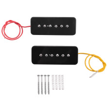 Neck Bridge Soap Bar P90 Pickup Alnico 5 Elgitarr Pickup Single Coil Gitarrdelar Svart