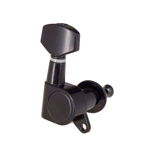 Stämningspinnar för Gitarr Tuner Machine Heads 3R3L Tuning Peg Machine  för Akustisk Elektrisk Gitarr, Svart