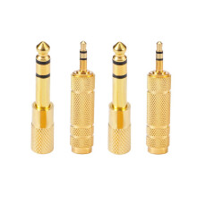 Adattatore per Cuffie da 6,35 mm (1/4 di Pollice) Maschio A 3,5 mm Adattatore Stereo Femmina da 3,5 mm Stereo Maschio A 6,35 mm (1/4 di Pollice)