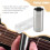 2-Delad Glas- och Metallslide för Gitarr, Bas, Medium (6 Cm) 3