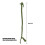 Braided Horse Tail Wrap Polyester Protective Mosquito Repellent Green 7