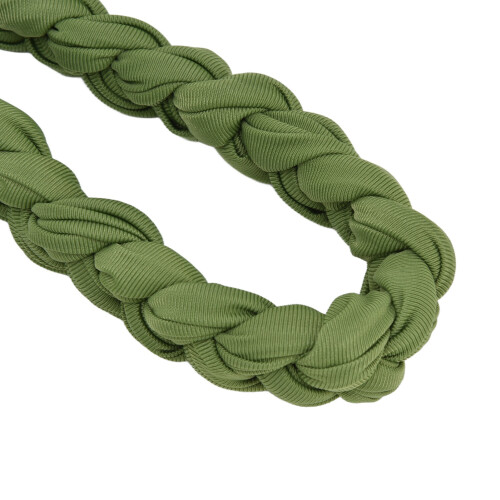 Wrap tressé pour queue de cheval 0,22 lb polyester vert 1