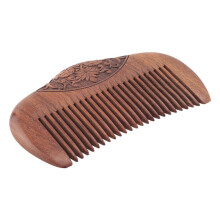 Pente de Bolso Sândalo Verde Natural Super Estreito Pentes de Madeira Piolhos EstáTicos Pente de Barba Pente de Sândalo Pente de Sândalo