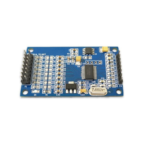 ADS1256 24-Bitars 8-Kanals ADC-Annonsmodul HöGprecision ADC-Multifunktionsinsamlingsdatainsamlingskortmodul