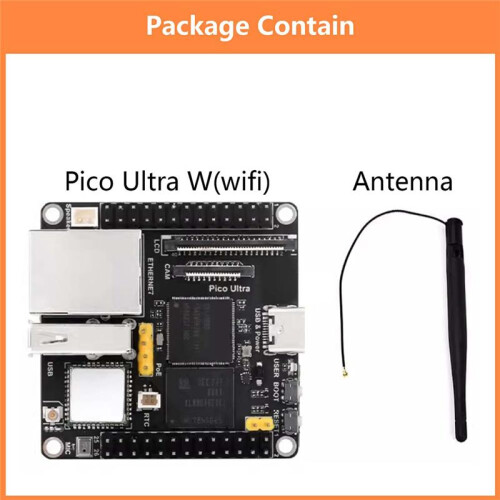 För Luckfox  Ultra WiFi Development Board RV1106 RISC-V Linux WiFi6+BT5.2 8G EMMC Stöder PoE Ethernet-Strömförsörjning 1