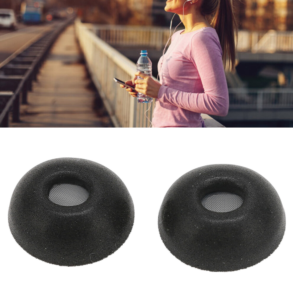 Memory Foam Ear Tips For Ios Earbuds, Noise Reducing, Pair 7631376279979