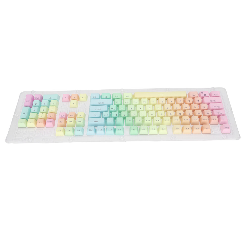 104Pcs Translucent Gradient Pbt Custom Keycaps For 61/87/104 Keyboards 7901376280429