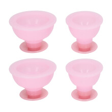 Ensemble de 4 ventosas en silicone pour la thérapie, circulation sanguine et détox