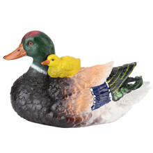 Pato de isca flutuante simulado para caça, pato de isca flutuante, pato realista em resina com material de resina premium e formato realista,