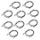 10 pcs NTC Thermistor Temp Sensor Probe 500mm 15K B3950 Connectors 14