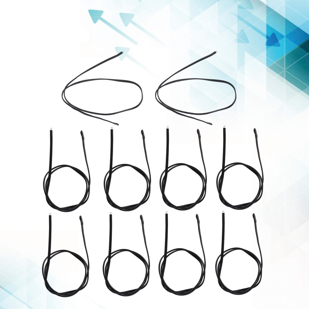 10Pcs Ntc Thermistor Temperature Sensor Pvc Epoxy Resin Probe 5K B3950 500Mm 6931376285637
