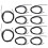 10 pcs NTC Thermistor Temperature Sensor Probe 20K B3950 Drop Tip 2m Length 1