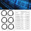 10 pcs NTC Thermistor Temperature Sensor Probe 20K B3950 Drop Tip 2m Length 9