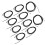 10 pcs NTC Thermistor Temperature Sensor Probe 20K B3950 Drop Tip 2m Length 16