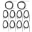 10 pcs NTC Thermistor Temperature Sensor Probe 20K B3950 Drop Tip 2m Length 2