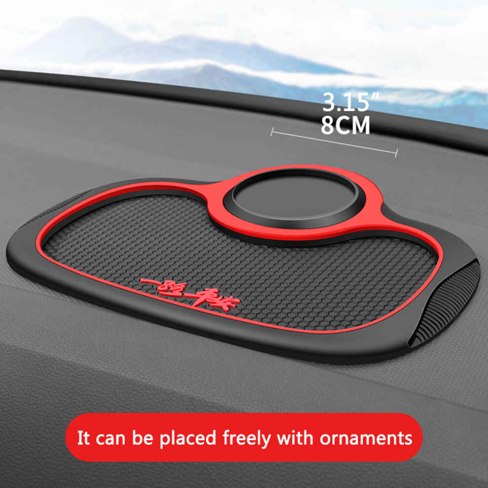 360 Rotating Car Phone Holder Non Slip Rubber Dashboard Pad For Smartphones 8181376288413