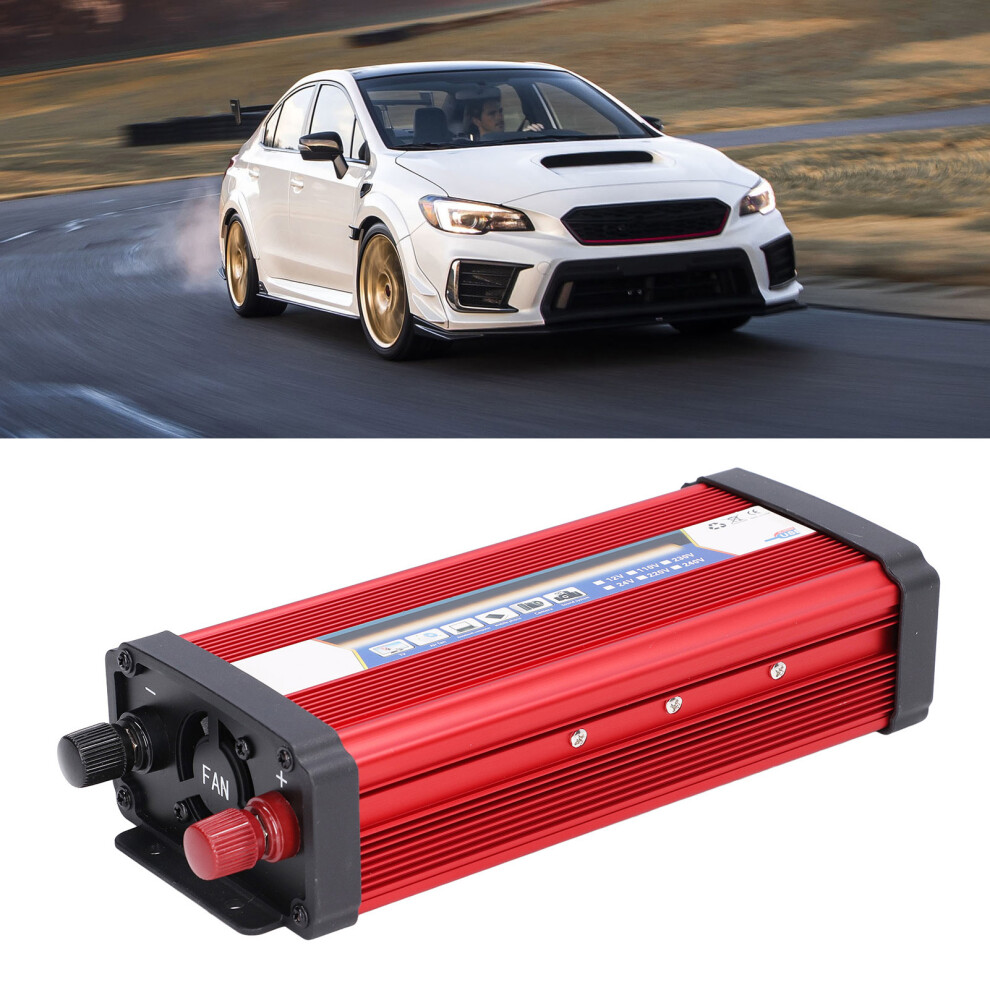 2000W 12V/24V Car Power Inverter With 800W Continuous Modified Sine Wave 8721376288800