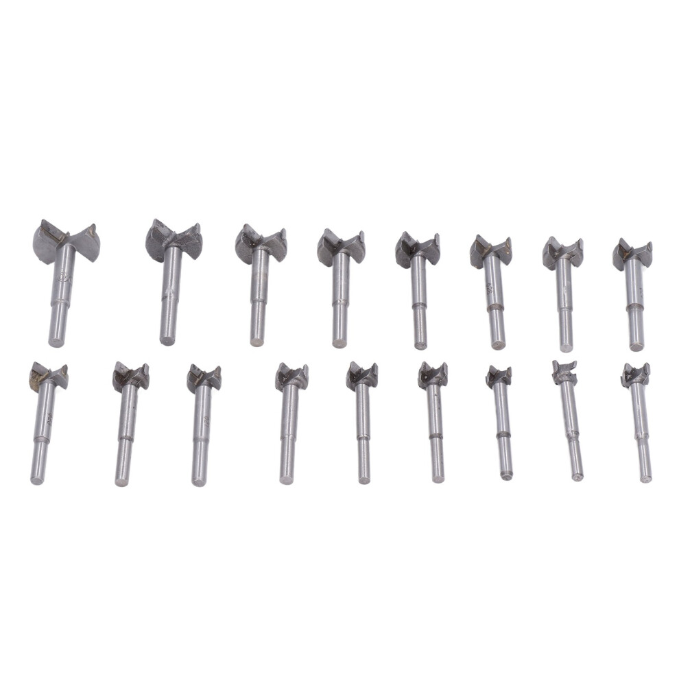 17Pcs 15-40Mm Carbon Steel Forstner Drill Bits Set For Woodworking 5001376289988