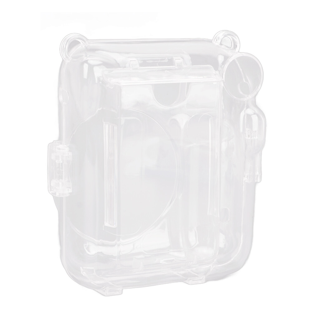 Clear Camera Case With Shoulder Strap & Photo Frame For Instax Mini 12 Blue 6901376290122