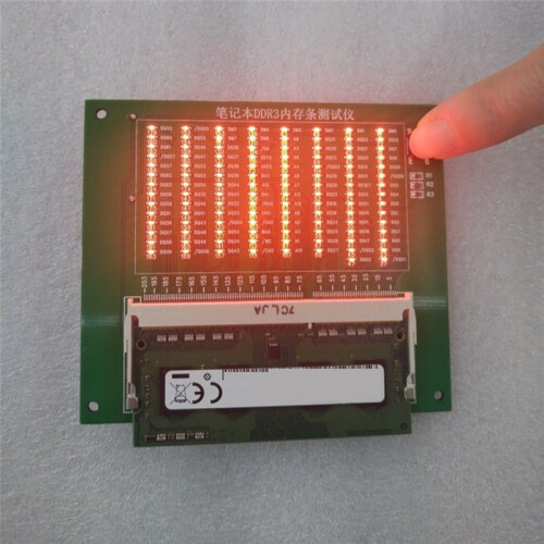 Laptop DDR3 Memory Card Tester Detection Tool Computer Motherboard Repair Tester External with Light 2