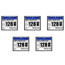 5X Carte MéMoire Compact Flash 128 Mo pour Appareil Photo, Machine Publicitaire, Carte Informatique Industrielle