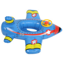 Oppustelig flydeanordning med anti-lækage til børn, skridsikkert design med rat og horn, design mod væltning til stabil leg i vandet.
