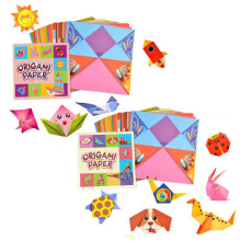 108 Pcs Origami Paper Kit for Kids, with Guiding Book, 54 Patterns, DIY Art and Craft Projects Activity, Beginners Children's Day Gift Childs Boys