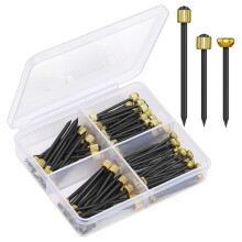 Picture Hanging Hardware, Copper Nails Kit with Multi Size Options, Hanging Picture Nail for Art and Photo Display, Complete with Mini Level and