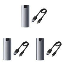 3X M2 SSD Case NGFF To USB 3.1 Gen 2 5Gbps SSD Enclosure para NGFF B Key/(B+M) Key SSD Hard Disk Box Adaptador M.2