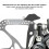 Stainless Steel Bicycle Brake Spacer Prevent Rubbing for Precise Alignment 5