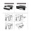 3pcs Gabinete de Backplane de Disco RíGido  III Interno de 5,25 Polegadas Sem Bandeja Interna Rack de Troca A Quente para HDD de 2,5/3,5 Polegadas 6