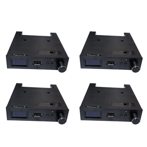 4X SFRM44-U100LQD-435 Floppy Drive Emulator with OLED Screen & Rotary Encoder Flash Floppy Drive