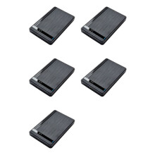 5X Case Esterno per HDD SSD da 2,5 Pollici, USB 3.0 su , per Laptop, PC Desktop, Trasferimento Dati Ad Alta Velocità