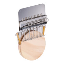 Mini Darning Machine DIY Portable Darning Loom Knitting Tool with 14 Hooks