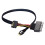 U.2/U.3 SSD Cable Slimline SAS SFF-8654 4i to SFF-8639 U.2 U.3 Data Cable 50cm for Computer 5