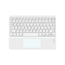 10inches Touchpad  Keyboard Compatible with Windows, IPadOS, Android, and IOS English White