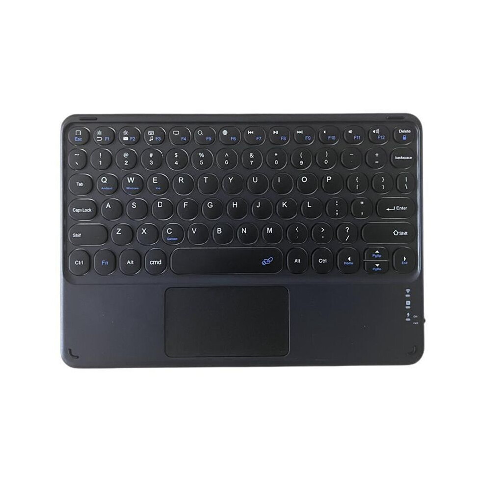 Wireless Keyboard 78 Keys Gaming Office Rechargeable Keyboard Touchpad For Pad Pc Tablet Black 6034057211687