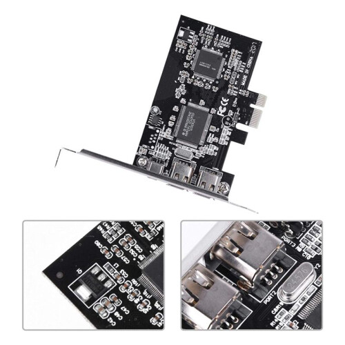 PCI-E Express Card, 1394a IEEE 1394b Controller Card Cable, High Speed Data Transfer, Video Editing, Audio Recording 2