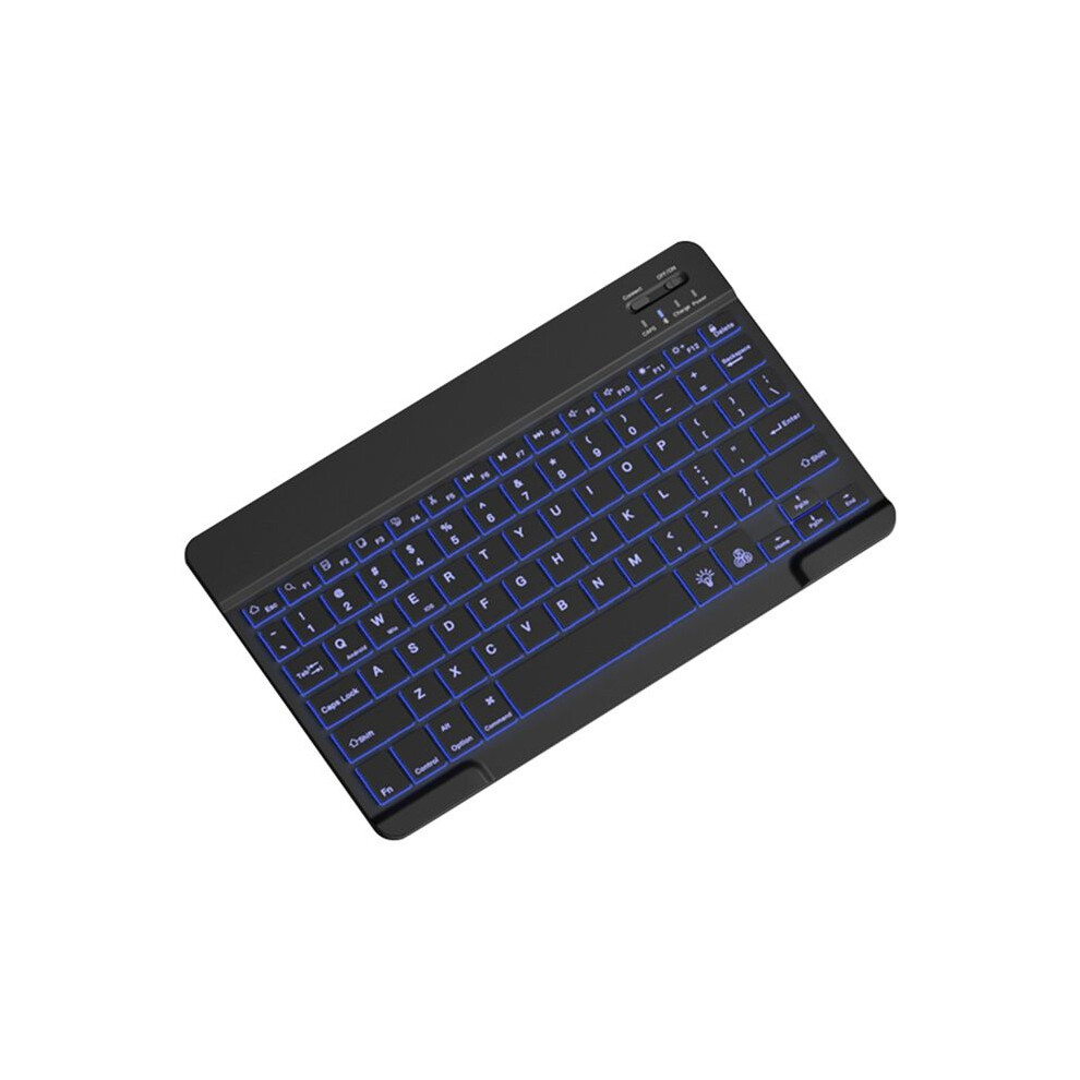 10Inch Backlit Keyboard Protable Mute Keyboard For Cell Phones Tablets And Laptops Wireless Keyboard B 4711095972146