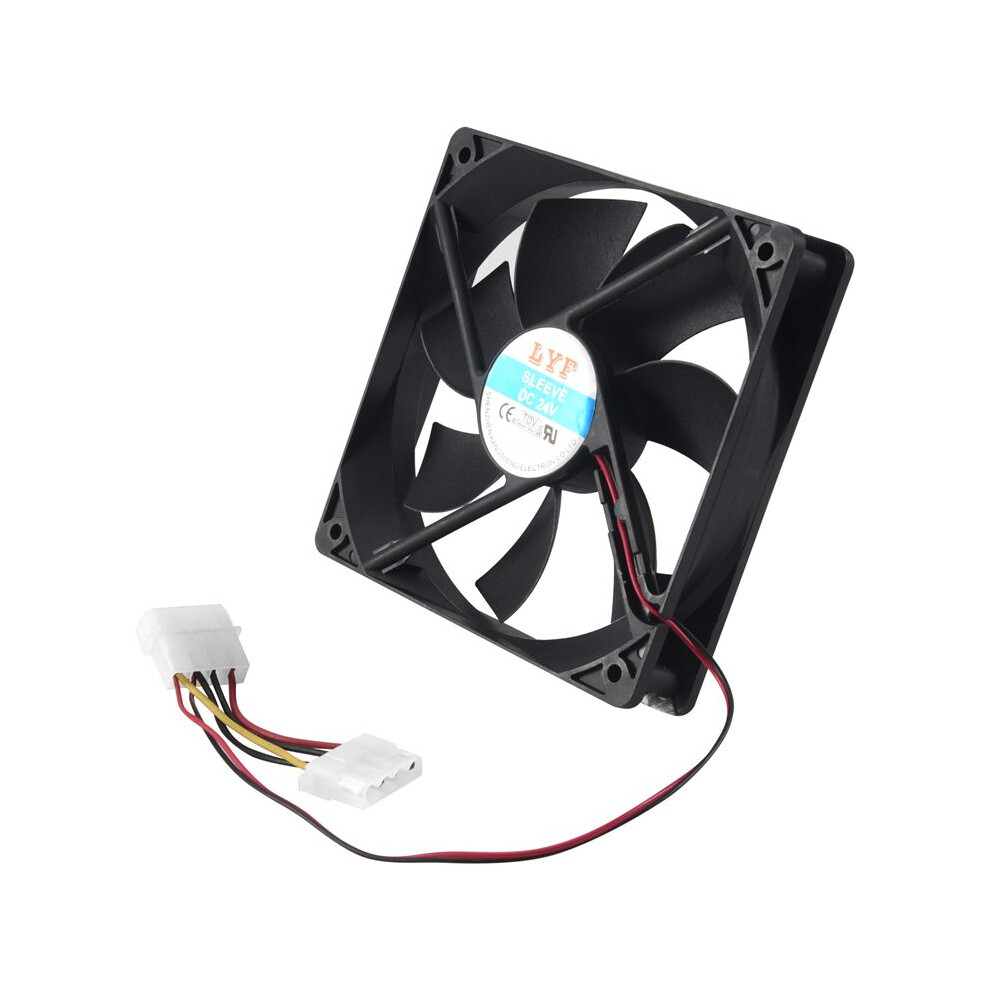 120Mm X 25Mm 24V 4Pin Sleeve Bearing Computer Case Cooling Fan 4713617455939