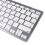 Russian Keyboard Ultra-Thin Wireless  Keyboard, for IOS Android Windows Tablet / Laptop -White 2