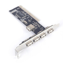 USB 2.0 4 Portas 480 Mbps de Alta Velocidade VIA HUB PCI Controller Card Adapter PCI Cards para Vista Windows ME XP 2000 98 SE