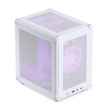 Jonsbo C6 MATX  ITX Boîtier PC Portable Bureau Mesh Châssis Ordinateur PC  Ordinateur Châssis Blanc