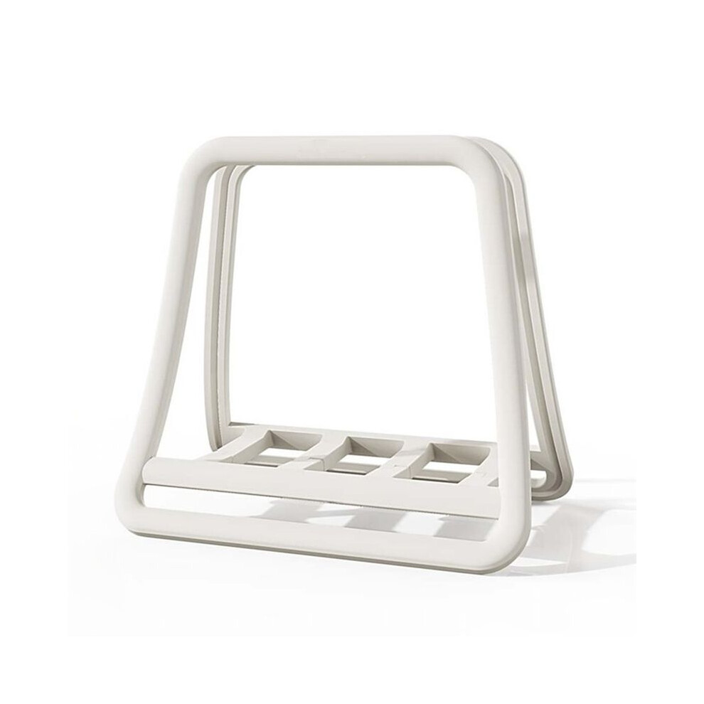 Adjustable Vertical Laptop Stand - Notebook & Tablet Holder Vertical Storage Rack White 6032125485596