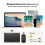 10-Inch  Keyboard with Battery-Powered Mouse Ultra-Thin Wireless Mouse and Keyboard Set for Android Windows A 2