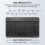 10-Inch  Keyboard with Battery-Powered Mouse Ultra-Thin Wireless Mouse and Keyboard Set for Android Windows A 4