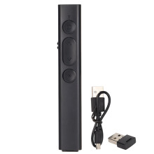 Presentation Clicker With Hyperlink Volume Control Wireless Presenter Remote RF 2 4GHz USB PPT Pointer Slide Advancer For Keynote PC Laptop Ergonomic