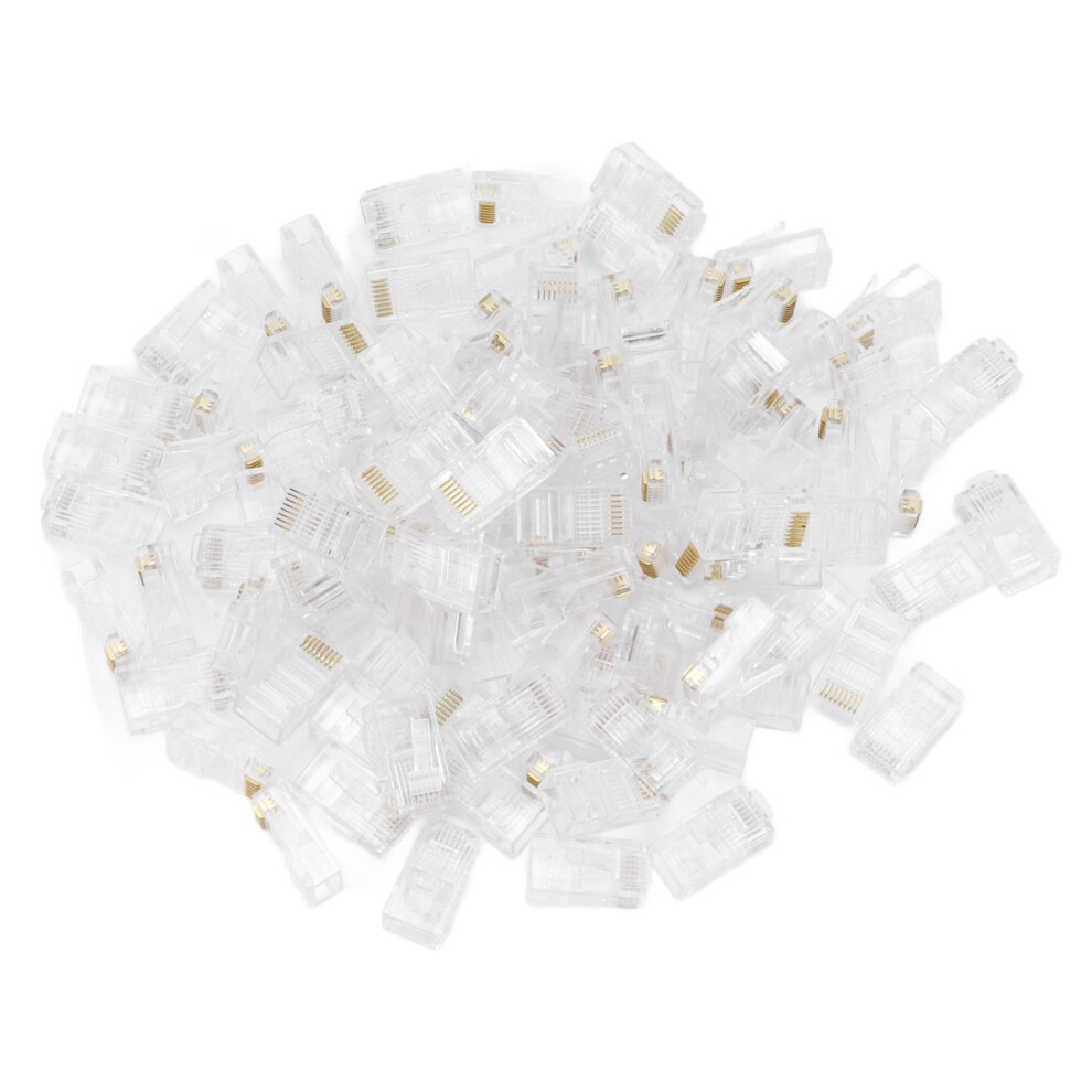100Pcs TF1013D CAT5 RJ45 Stecker 8P8C Ethernet