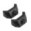Motorcycle Rear Flat Fork Plug Aluminum Adjustable Replacement for Z800 13‑16 Black 1